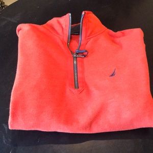 Nearly New Men’s Medium Orange Nautica 1/4 Zip